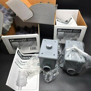 Russound WALTX-2 Weatherproof 12-Step Stereo Volume Controls Set of 2 NIB CM2084